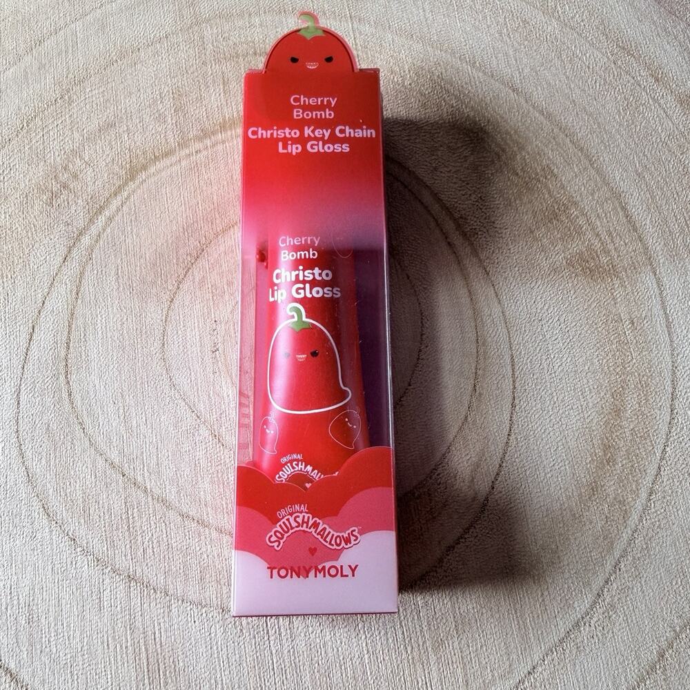 Tony moly Cherry Bomb Lip Gloss. New In Box. K-beauty. Expires In 2028.